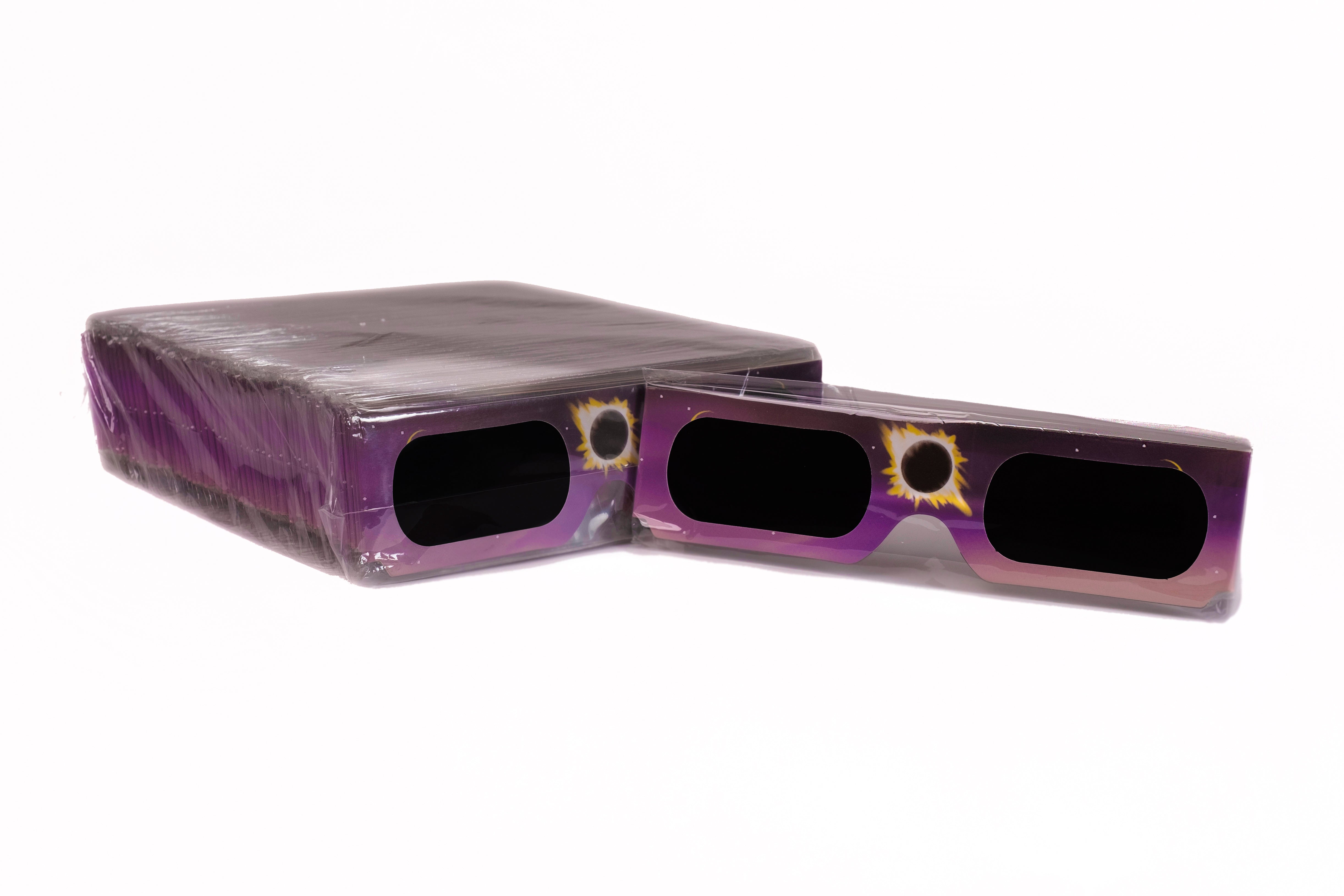 US Solar Eclipse Glasses for 2023-24, bulk purchase, 50-packs