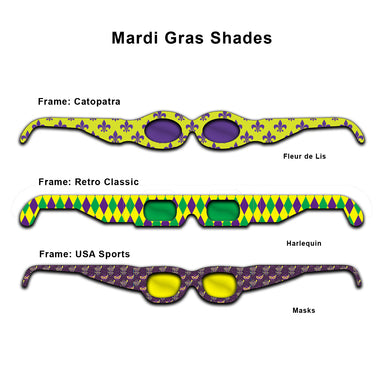 Mardi Gras Shades - American Paperwear